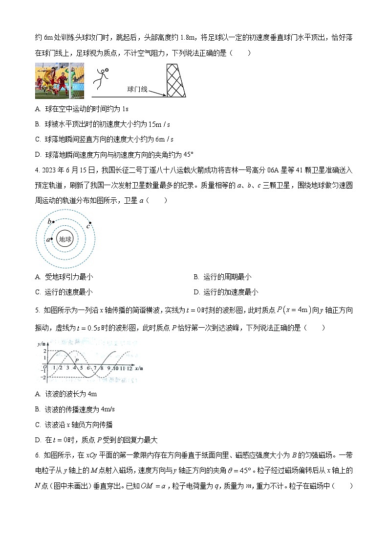 2023六盘水高二下学期期末物理试题含答案02