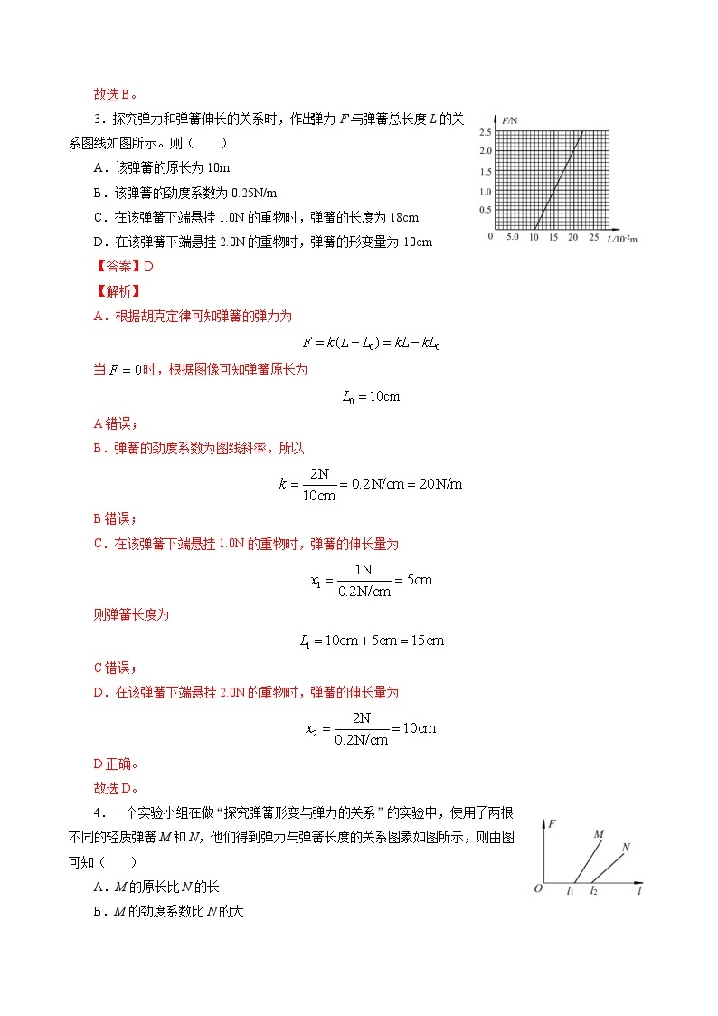 新教材 高中物理 必修一  3.1重力与弹力 课件+教案+练习(含答案)02