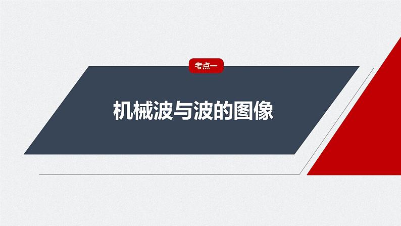 2024届高考物理一轮复习(新教材鲁科版)第八章机械振动机械波第2讲机械波课件第3页