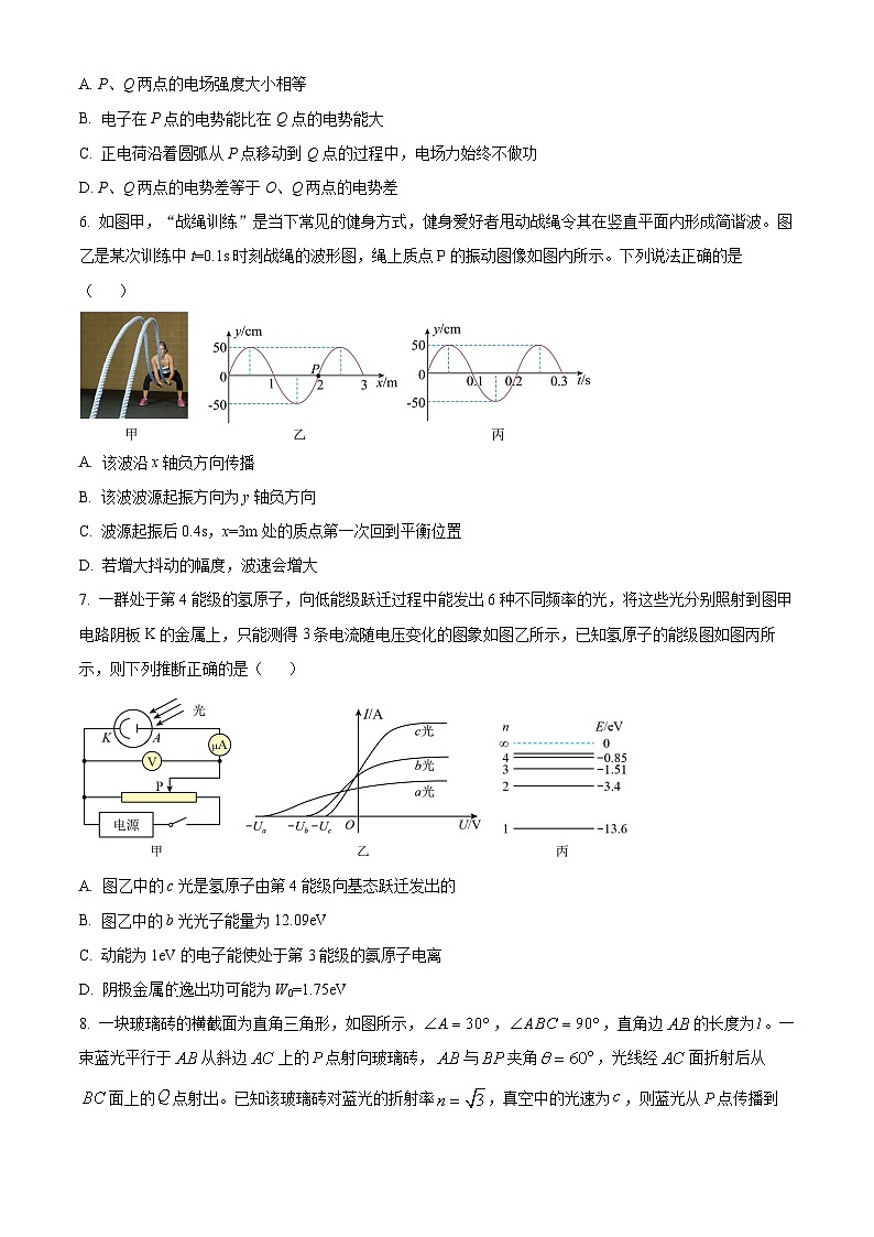 山西省运城市2023-2024学年高三上学期摸底调研测试物理试题(解析版)03