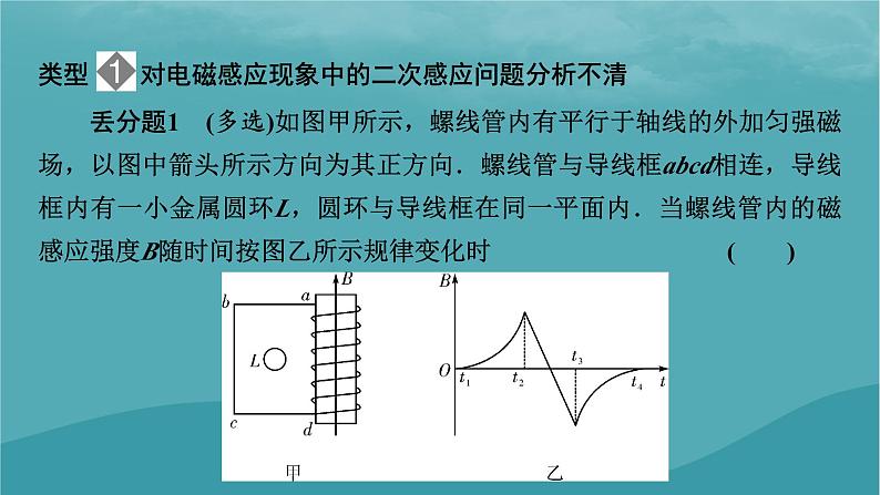2023年新教材高中物理本章易错题归纳2第2章电磁感应课件粤教版选择性必修第二册第2页