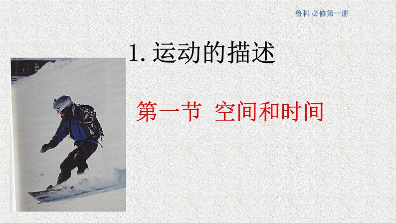 2023-2024学年鲁科版必修一 绪论+撩开物理学的神秘面纱 课件01