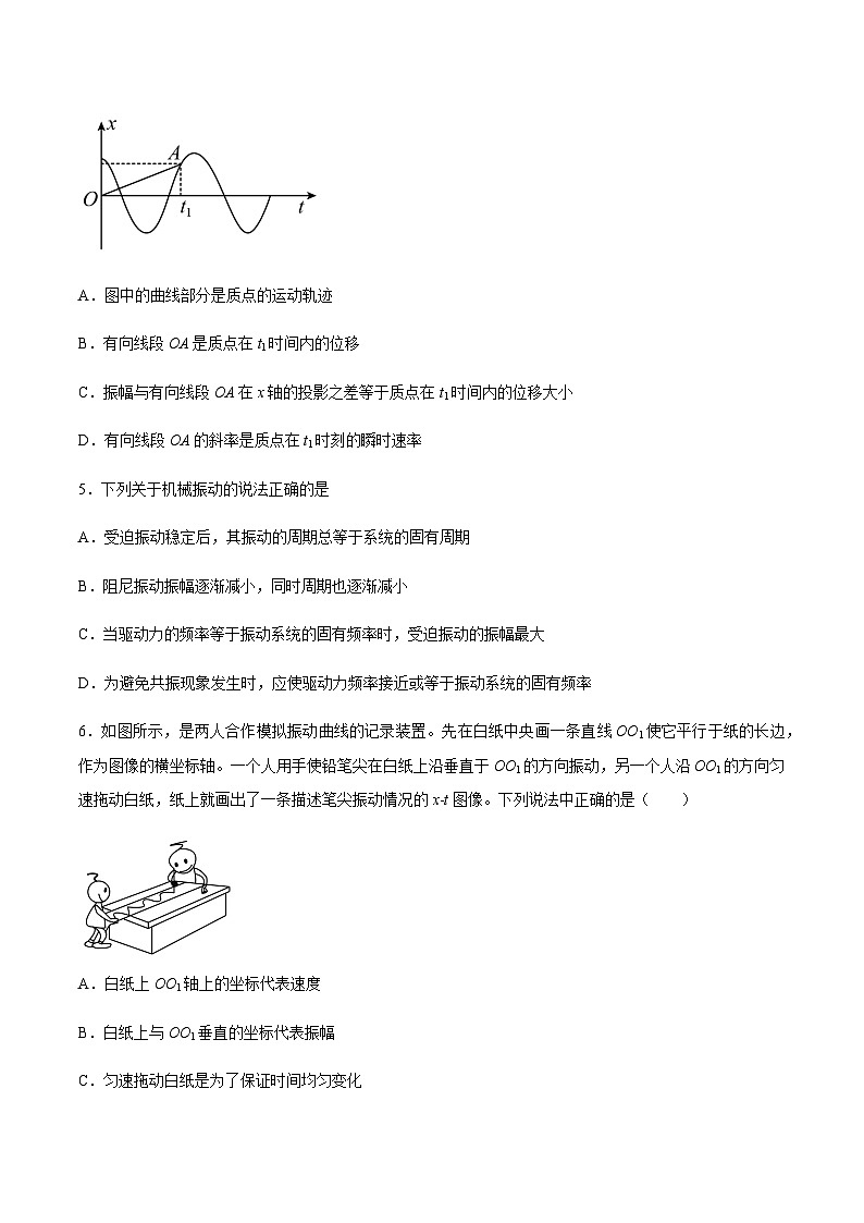 第二章 机械振动 单元测试-2023-2024学年高二上学期物理教科版(2019)选择性必修第一册第2页