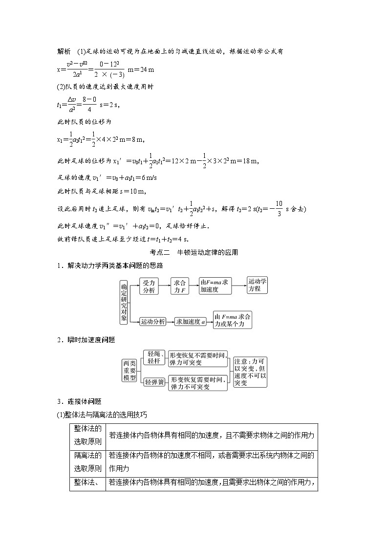 新高考物理二轮复习过关练习第1部分 专题1 第2讲 牛顿运动定律与直线运动 (含解析)03