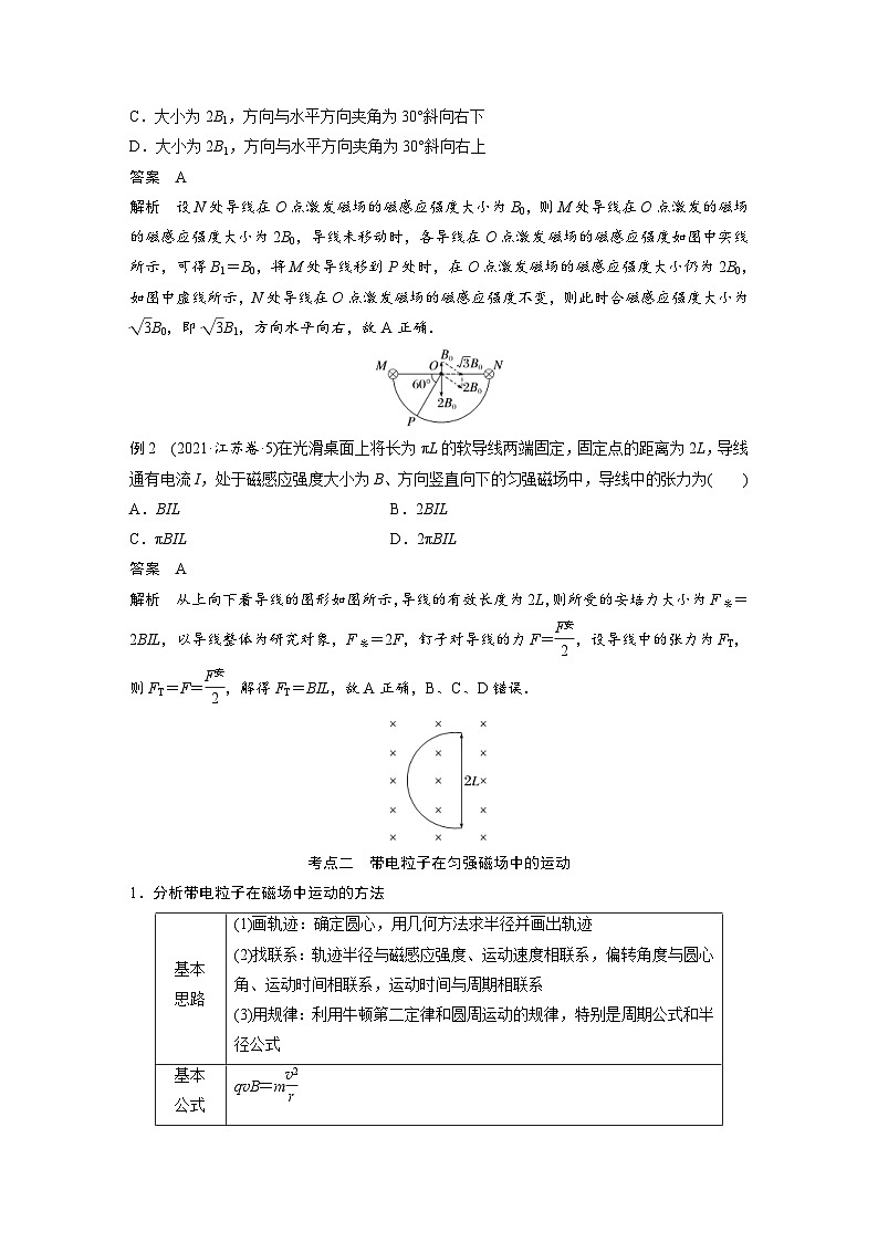 新高考物理二轮复习过关练习第1部分 专题3 第9讲 磁场 (含解析)02