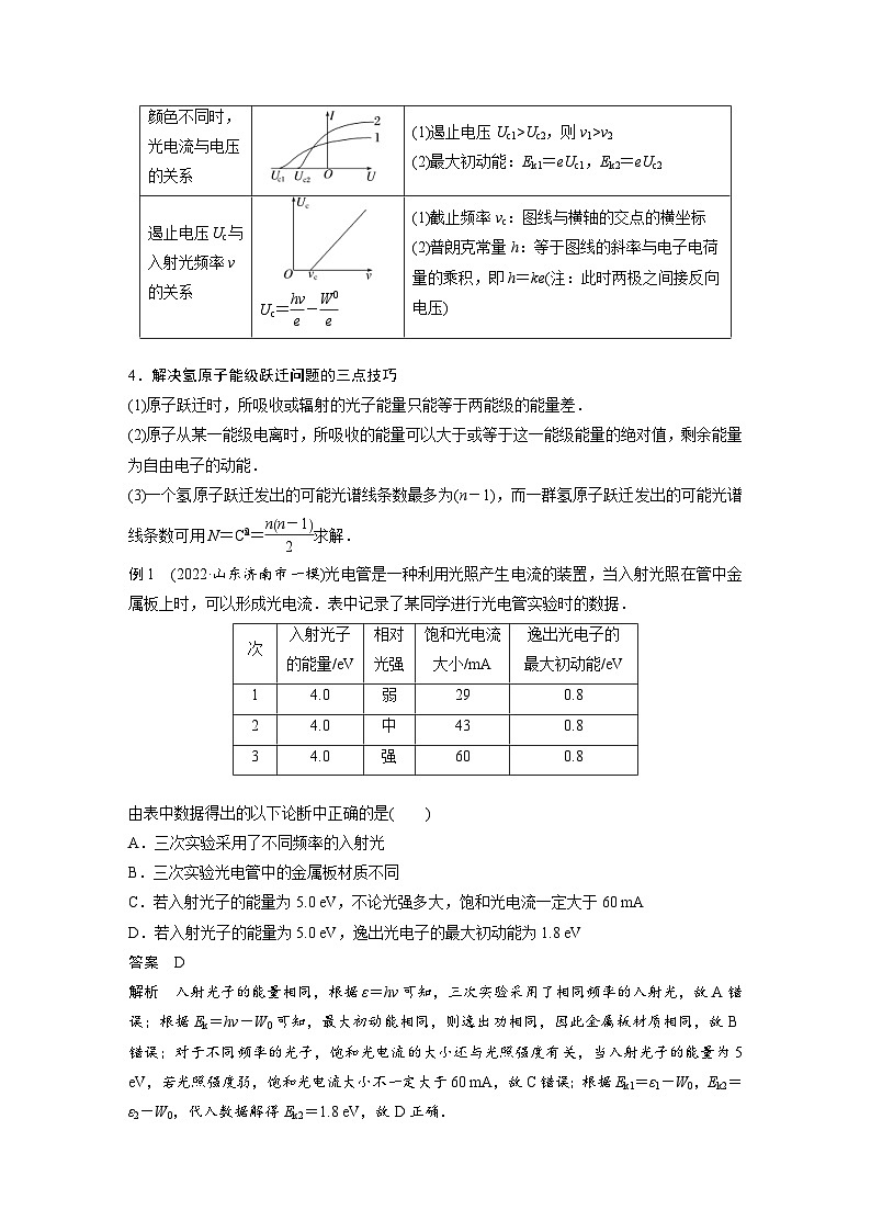 新高考物理二轮复习过关练习第1部分 专题6 第15讲 近代物理 (含解析)02