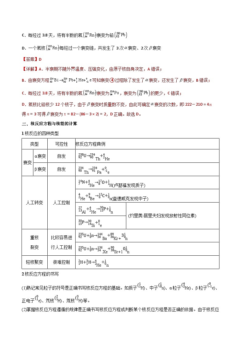 新高考物理一轮复习知识梳理+分层练习专题77 原子核物理(含解析)第3页