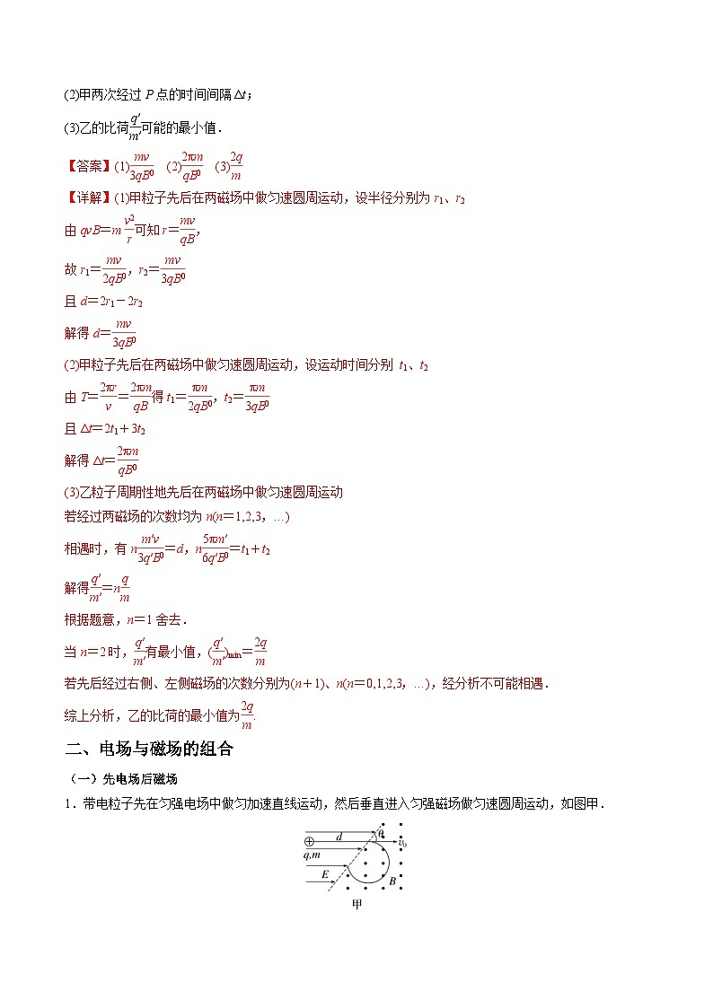 新高考物理一轮复习重难点练习难点20 带电粒子在组合场中的运动(含解析)第2页