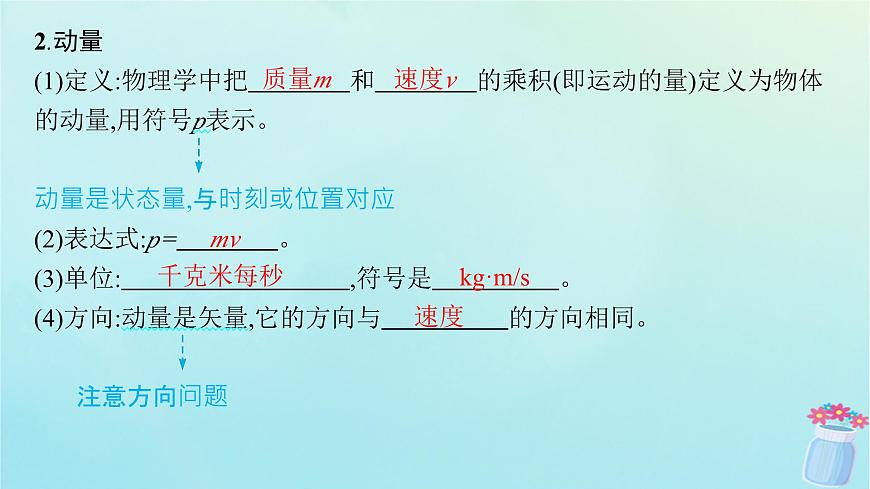 新教材2023_2024學(xué)年高中物理第1章動(dòng)量與動(dòng)量守恒定律1.動(dòng)量課件教科版選擇性必修第一冊(cè)第7頁