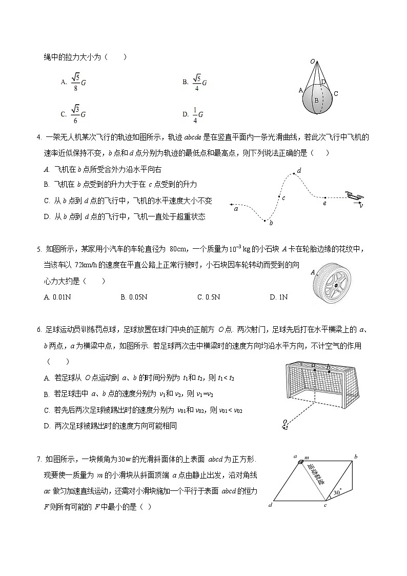 2024届广东省六校(东莞中学、广州二中、惠州一中、深圳实验、珠海一中、中山纪念)高三上学期第二次联考试题 物理02