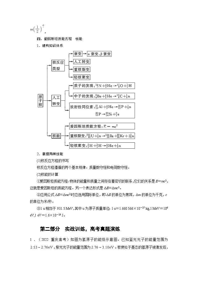 新高考物理二轮复习精选练习专题14原子物理(含解析)第3页
