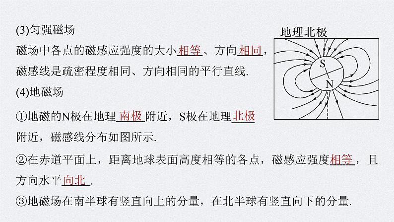 新高考物理一轮复习精品课件第10章第1讲磁场及其对电流的作用(含解析)06