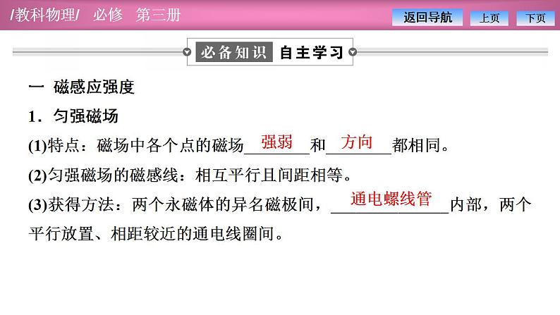 2023-2024学年教科版(2019)必修第三册 3.2磁感应强度 磁通量 课件第4页