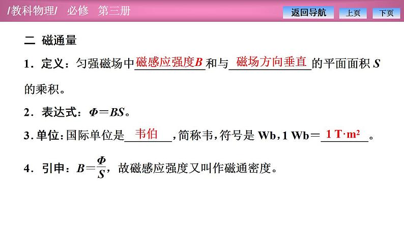 2023-2024学年教科版(2019)必修第三册 3.2磁感应强度 磁通量 课件第6页