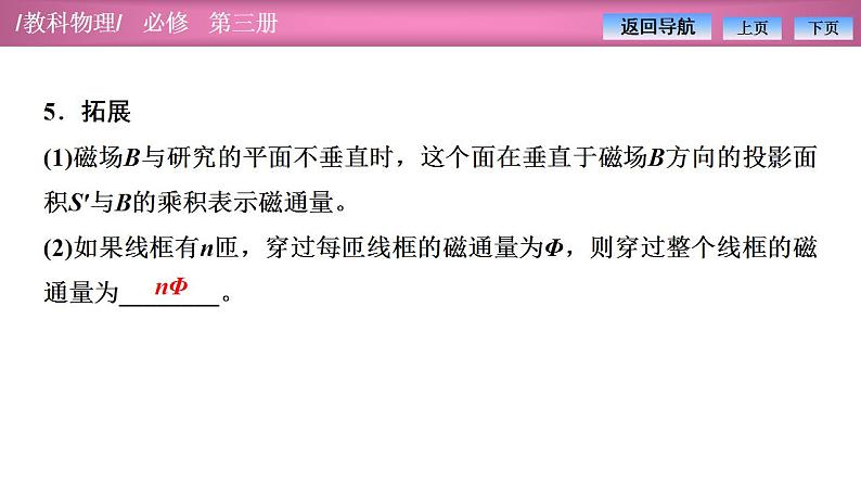 2023-2024学年教科版(2019)必修第三册 3.2磁感应强度 磁通量 课件第7页