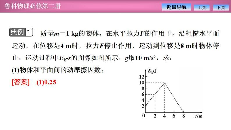 2023-2024学年鲁科版（2019）必修第二册 第1章 功和机械能 习题课 动能定理的应用 课件04