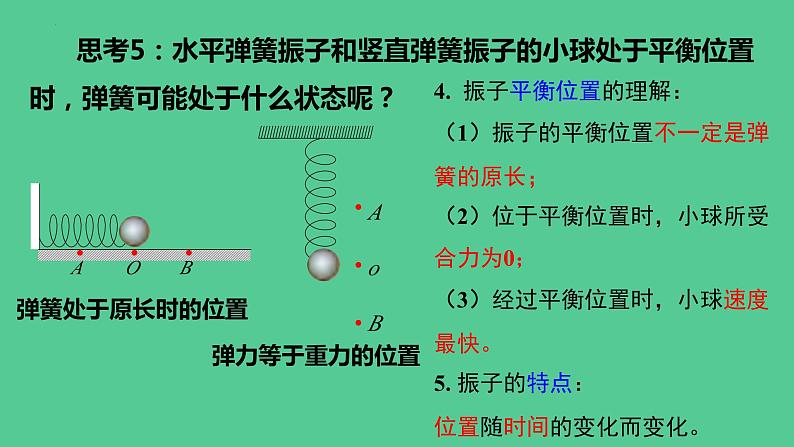 2.1 简谐运动 课件 2023-2024学年高二上学期物理人教版(2019)选择性必修第一册 (1)07