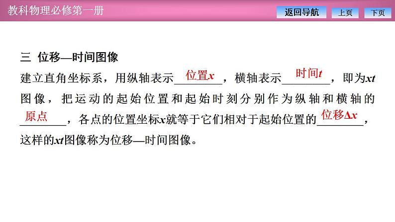 2023-2024学年教科版(2019)必修第一册 1.2位置 位移 课件06