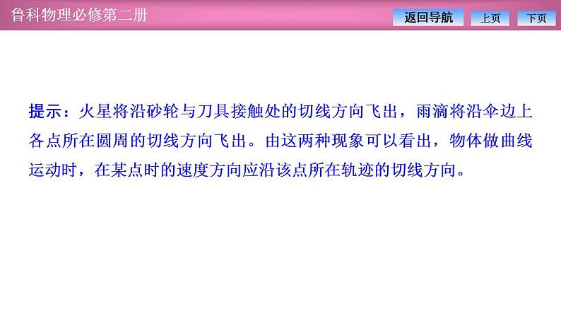2023-2024学年鲁科版(2019)必修第二册 2.1运动的合成与分解 课件第6页