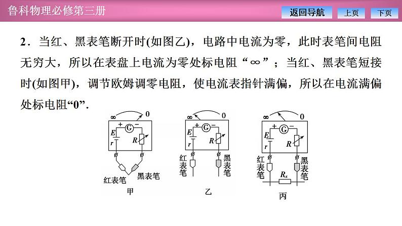 2023-2024学年鲁科版(2019)必修第三册 4.3科学测量:用多用电表测量电学量 课件05