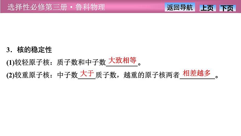 2023-2024学年鲁科版(2019)选择性必修第三册 5.3核力与核能 课件第5页