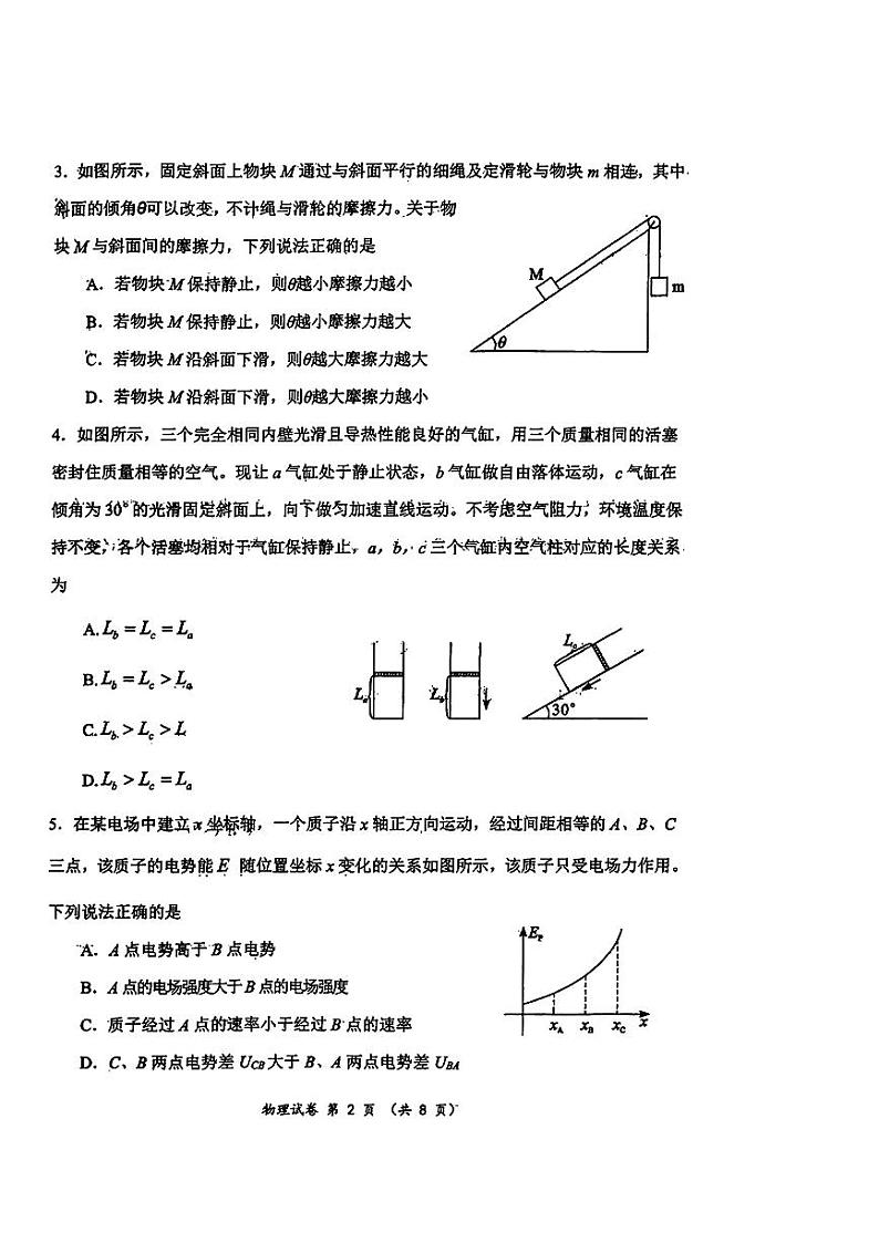 2024湖北省腾云联盟高三上学期10月联考试题物理PDF版含答案02