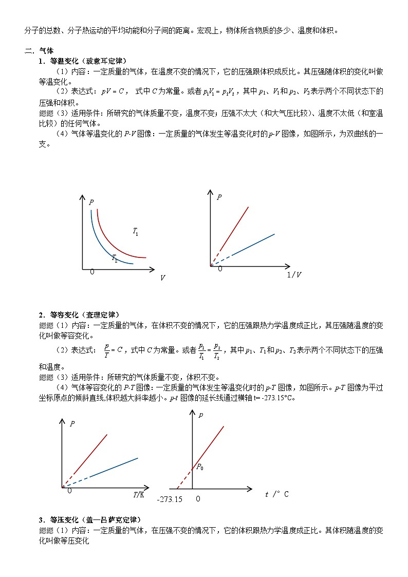 新高考物理二轮复习知识梳理+重点突破:第29讲 热学 (含解析)03