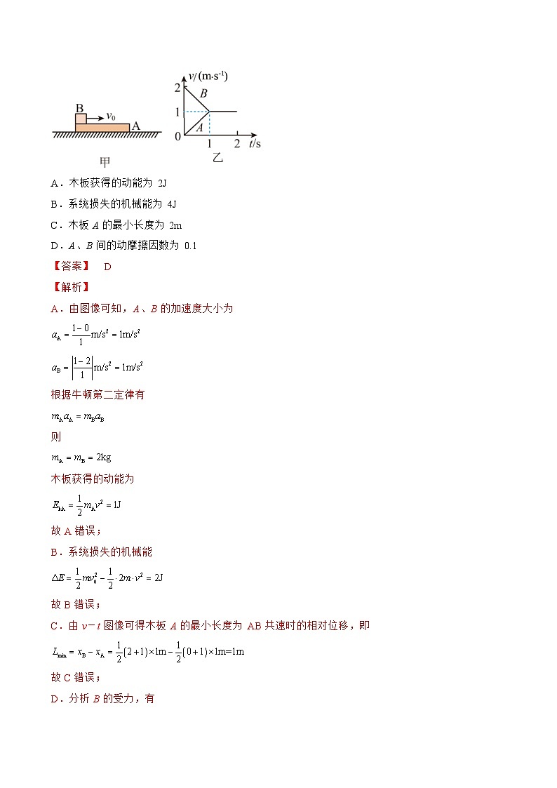 新高考物理一轮复习专题6.2 动能定理及其应用 精品练习(含解析)第3页