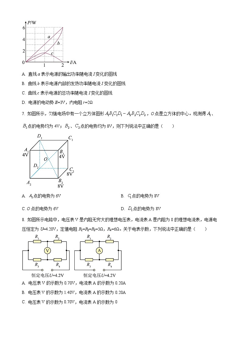 【期中真题】四川省成都市第七中学2022-2023学年高二上学期期中理科物理试题.zip02