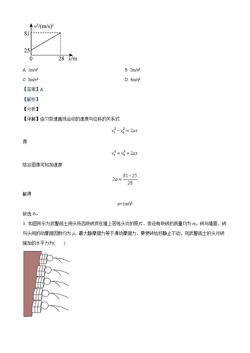湖北省鄂东南三校联考2022-2023学年高三物理上学期阶段考试试题(一)(Word版附解析)第2页