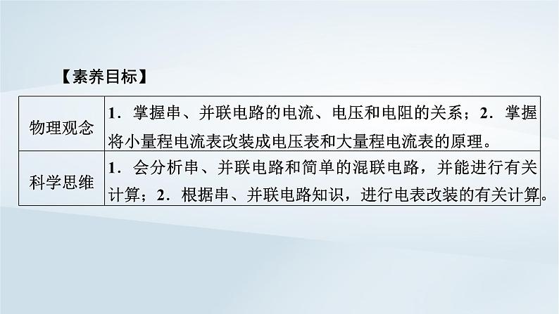 新教材2023年高中物理第11章电路及其应用4串联电路和并联电路第1课时串并联电路与电表改装课件新人教版必修第三册第6页