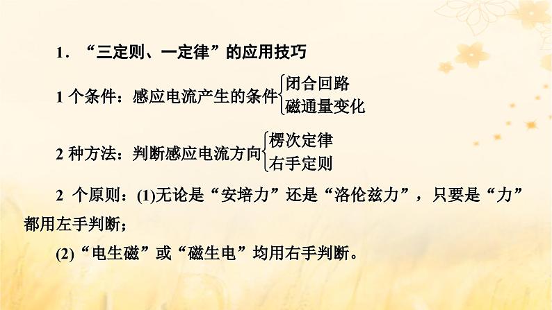 新教材适用2023_2024学年高中物理第2章电磁感应章末小结课件新人教版选择性必修第二册第8页