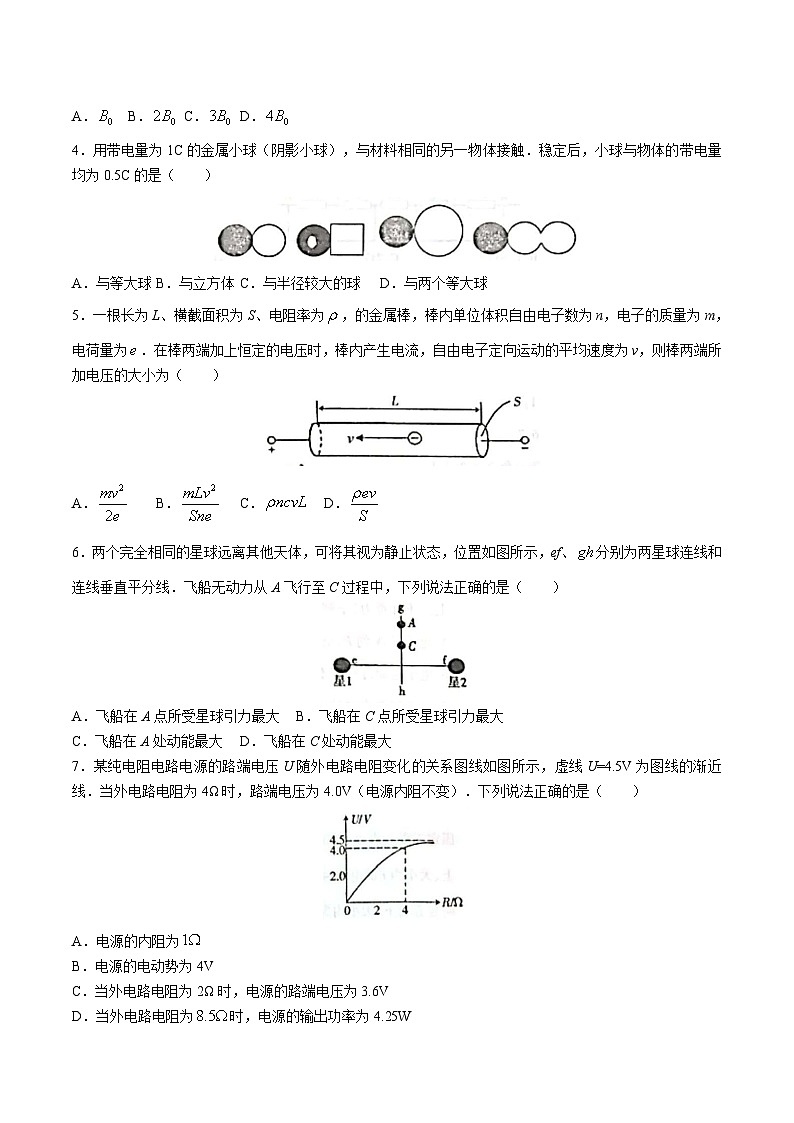 2022-2023學(xué)年內(nèi)蒙古包頭市高二上學(xué)期期末教學(xué)質(zhì)量檢測物理試題含答案第2頁