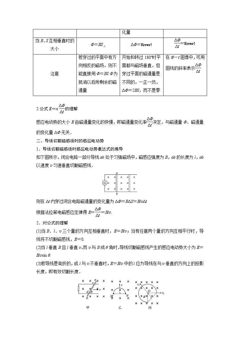 新教材高中物理选修第二册分层提升讲义06 C法拉第电磁感应定律 提升版(含解析)02