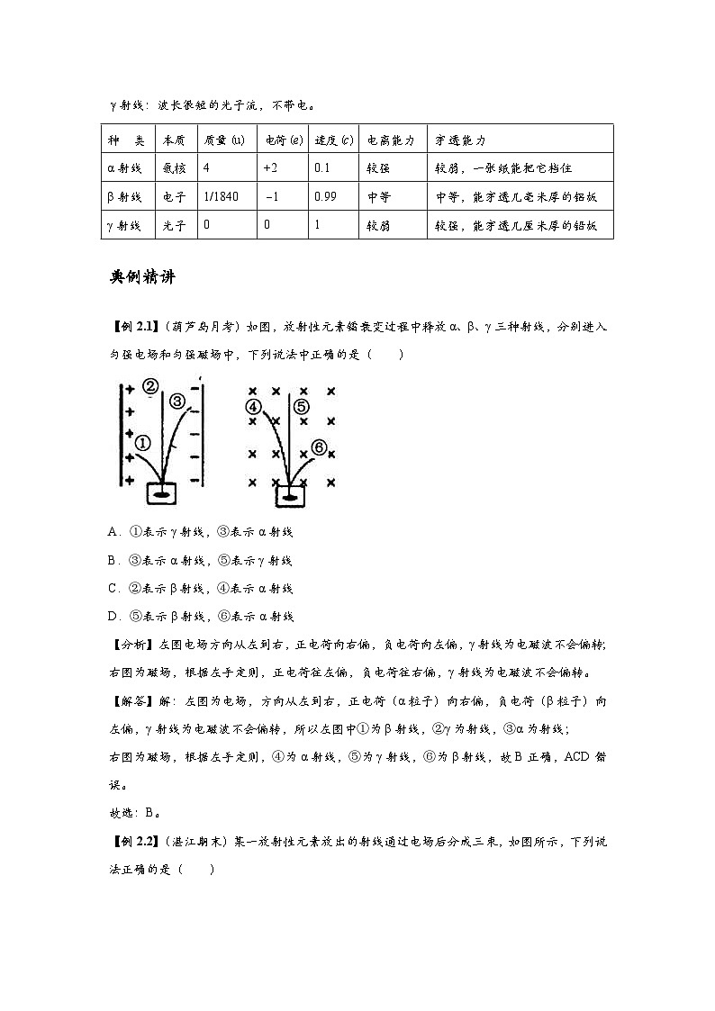 新教材高中物理选修第三册分层提升讲义08 B原子核 中档版(含解析)第3页