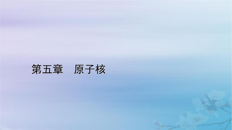 新教材适用2023_2024学年高中物理第5章原子核章末小结课件新人教版选择性必修第三册第1页