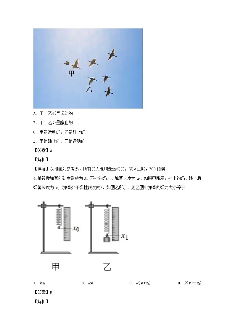 2019-2020学年江苏省盐城市高二上学期学业水平合格性模拟检测物理试题 解析版第2页
