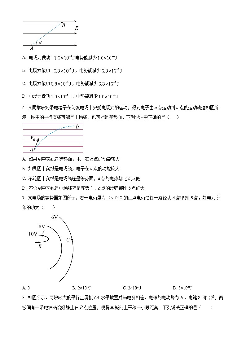 甘肃省武威市凉州区2023-2024学年高二上学期期中物理试题无答案第2页