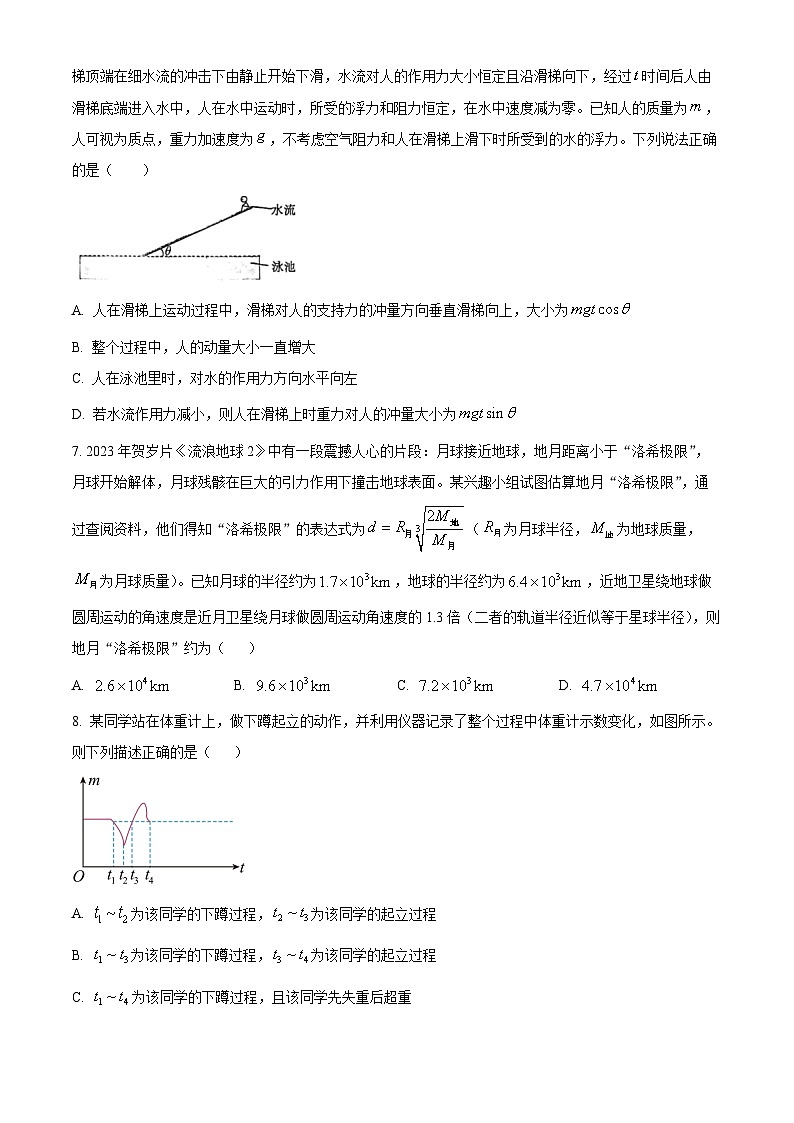 2024届辽宁省东北育才中学等部分学校高三上学期期中大联考试题 物理 Word版第3页