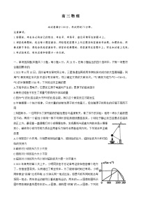 2024广东省部分学校高三上学期11月联考试题物理含解析