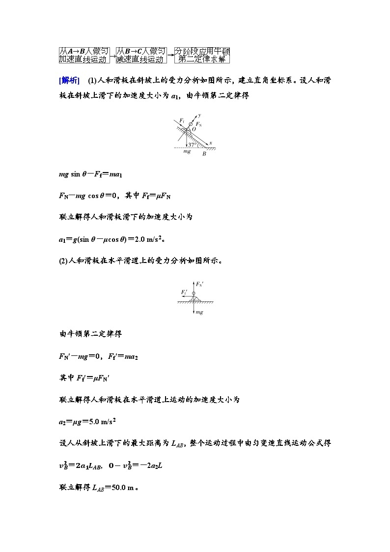 人教版高中物理必修第一册第4章第5节牛顿运动定律的应用学案03