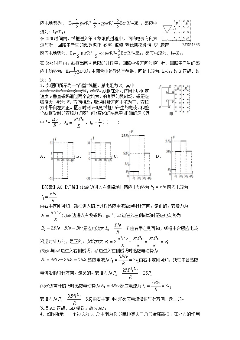 专题复习训练（26）电磁感应培优卷（1）（教师版）—高中物理02