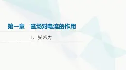 教科版高中物理选择性必修第二册第1章1安培力课件