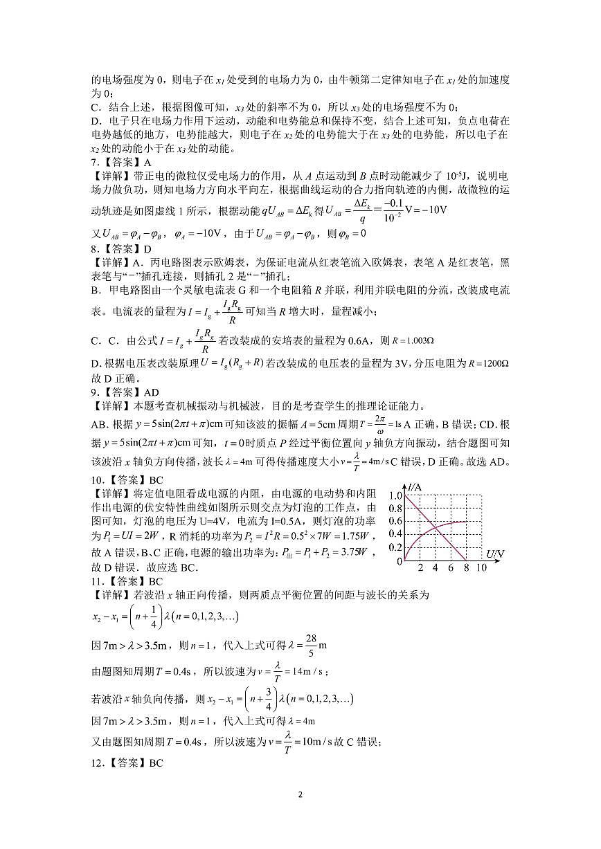 物理答案第2頁