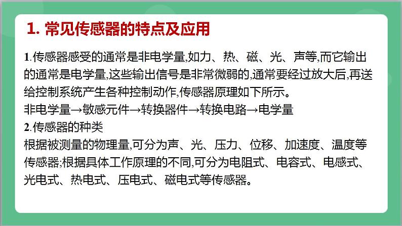 第五章《传感器》章末复习课件+分层练习(含解析)-人教版高中物理选修二06