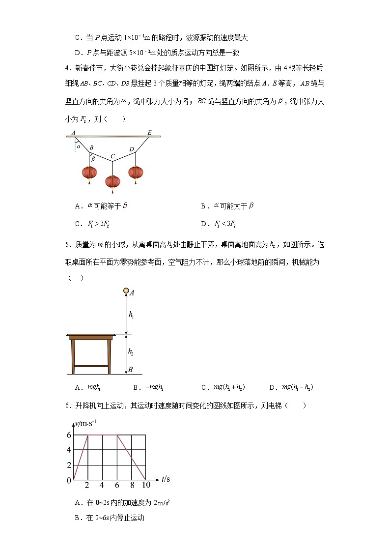 2024南阳新野县一中高三上学期12月月考试题物理含解析第2页