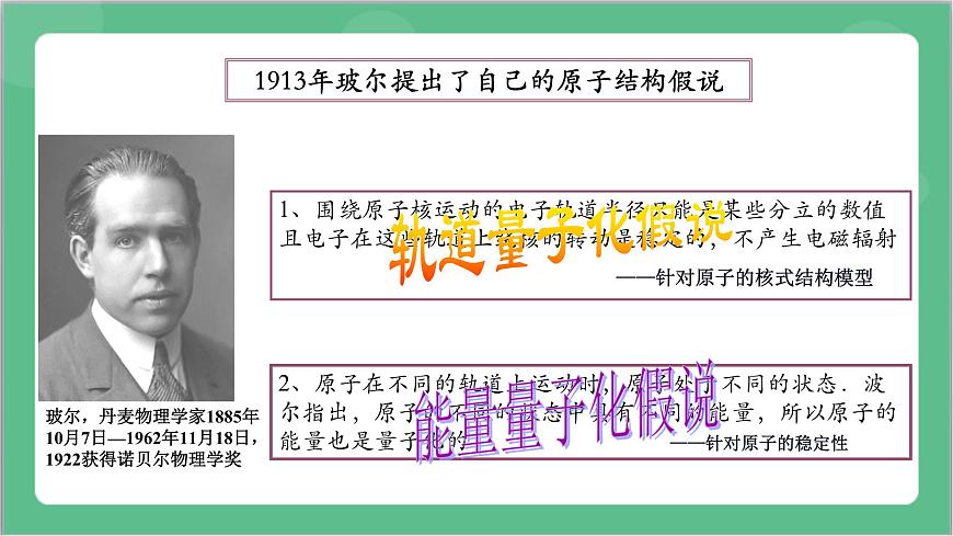 4.4.2《氫原子光譜和玻爾的原子模型-2》課件-人教版高中物理選修三第8頁