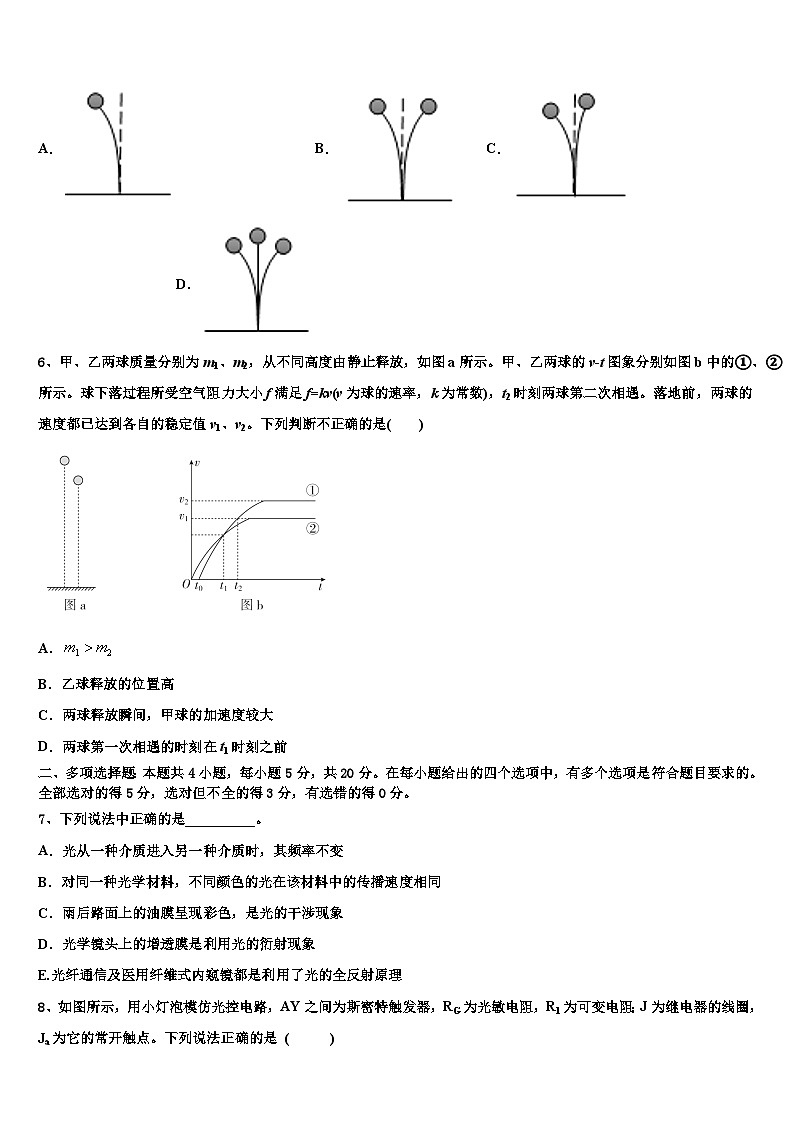 2023-2024学年甘肃省高三上学期期末考试 物理试题(含解析)第3页
