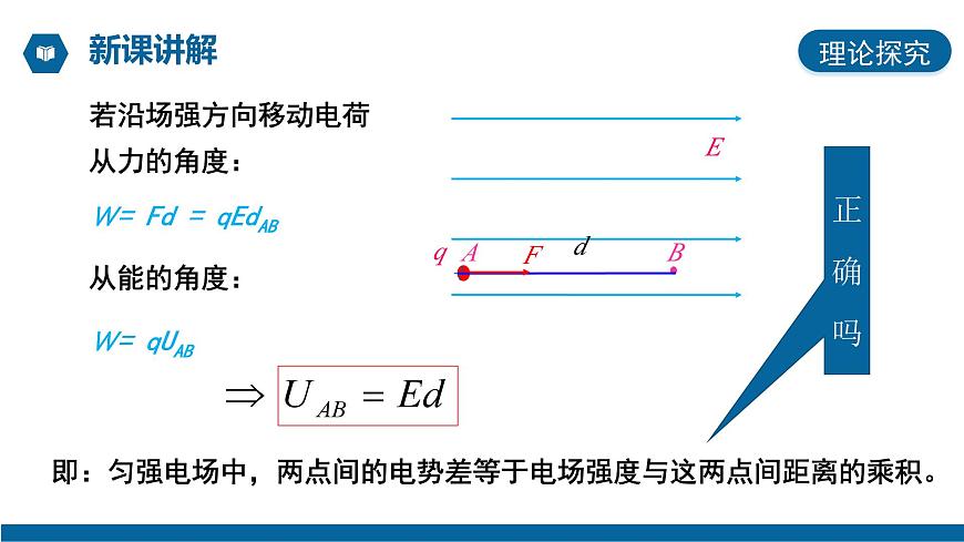 【核心素養(yǎng)】人教版高中必修三+第十章+第3節(jié)《電勢(shì)差與電場(chǎng)強(qiáng)度的關(guān)系 》課件PPT第7頁(yè)
