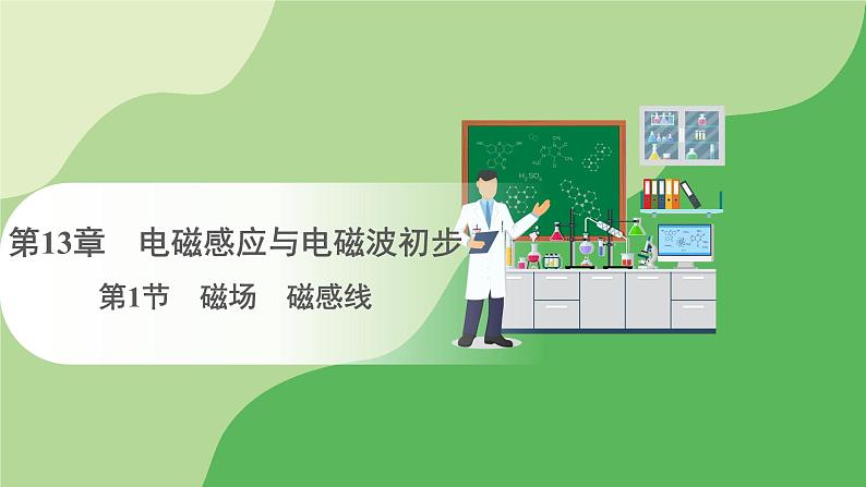 人教版高中物理必修第三册 第13章 第1节 磁场 磁感线(课件)第1页